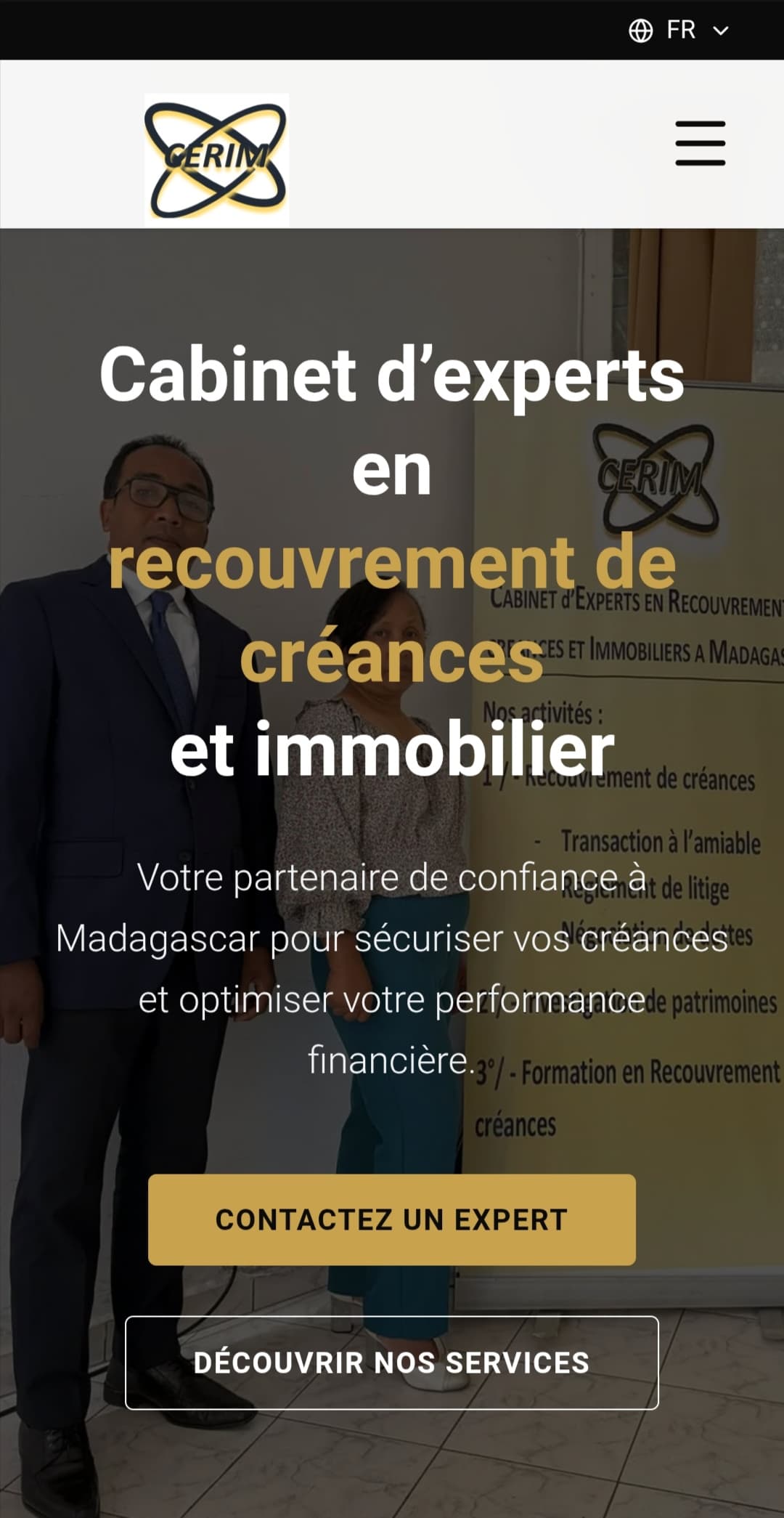 Capture 1 du projet CERIM